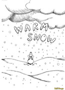 Теплый снег