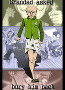 Дед попросил закопать его обратно